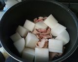 大根とお肉の韓国風煮込み作り方4写真