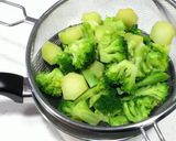 ブロッコリーと生クリームのパスタ作り方1写真