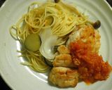 ベジパスタ＆チキンソテーとトマトソース作り方7写真