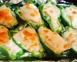 丸ごと食べよう♬ピーマンカップでグラタン作り方9写真