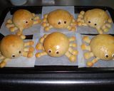 ハロウィンにクモちゃんあんぱん♪作り方9写真