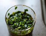 シイラの唐揚げ　にらソース作り方1写真