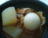 大根とお肉の韓国風煮込み作り方7写真