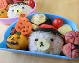 すくな南瓜deハロウィンキャラ弁作り方7写真