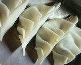 お肉なし餃子（ニラ玉入り）ベジタリアン作り方2写真