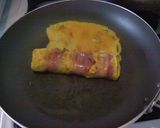 ベーコンぐるぐる卵焼き♪お弁当にどうぞ作り方5写真