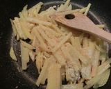 パスタソースで♪ポテトのたらこ炒め☆作り方3写真