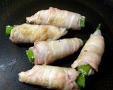 オクラの肉巻き☆焼肉のたれで お弁当にも作り方3写真