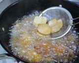 素揚げ里芋＆人参にさやいんげん入りあん作り方3写真