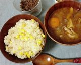 ビールで炊き込みごはん作り方8写真