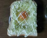 目玉焼きトースト作り方2写真