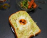 目玉焼きトースト作り方3写真