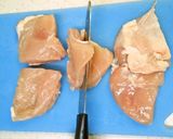 鶏肉のカルボナーラソースかけ☆作り方1写真