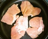 鶏肉のカルボナーラソースかけ☆作り方2写真