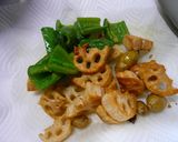 野菜の吹き寄せ丼作り方3写真