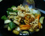野菜の吹き寄せ丼作り方6写真