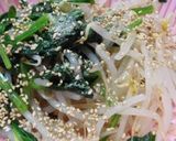 もやし＆ほうれん草でヘルシーナムル作り方3写真