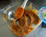 ピリッとコクうま味噌onチーズ作り方1写真