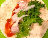 チキンラップサンド♪作り方4写真