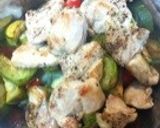 グリル野菜とチキンの温サラダ作り方10写真