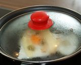 パパの週末朝食メニュー＊チーズハムエッグ作り方5写真