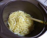 無加水鍋で・和風きのこスパゲッティー作り方5写真