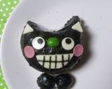 ハロウィン＊キャラ弁＊ﾆﾋﾋ黒猫ちゃん作り方3写真
