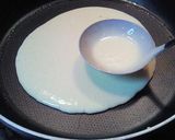 ♪手巻きパンケーキ♪　がっつり系作り方3写真