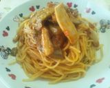 彼氏とご飯♪　茄子のミートパスタ作り方5写真