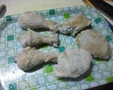 骨付き鶏モモのカリカリ唐揚げ★作り方5写真