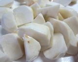 鶏もも肉と里芋のとろっとろ豆乳スープ作り方1写真