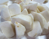 鶏もも肉と里芋のとろっとろ豆乳スープ作り方1写真