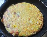 ごはん入り卵焼き作り方4写真