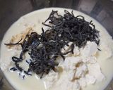 簡単☆豆腐と塩昆布の和風ドリア作り方1写真