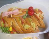 H24年運動会お弁当～覚書　キャラ弁作り方4写真