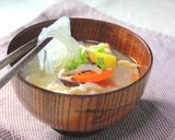 夜食に✿けんちんマロニー作り方7写真