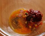 お弁当に♡レンジでオムライス風作り方1写真