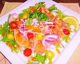 炙り〆サーモン&イクラの親子カルパッチョ作り方4写真