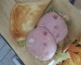 ハムレタス和風サンド作り方4写真