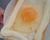 簡単ズボラな目玉焼きパン(∵)/作り方3写真