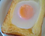 簡単ズボラな目玉焼きパン(∵)/作り方4写真
