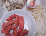 焼きタラコときのこの炊き込みご飯作り方1写真