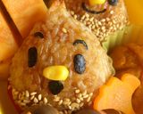 キャラ弁☆秋のびっ栗？焼きおにぎり作り方4写真