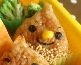 キャラ弁☆秋のびっ栗？焼きおにぎり作り方5写真