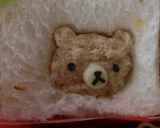 キャラ弁☆リラックマの型抜きサンドイッチ作り方2写真