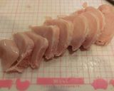 鳥胸肉のネギ塩焼き肉♫作り方1写真