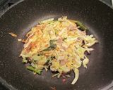 空心菜入りキャベツ焼き作り方4写真