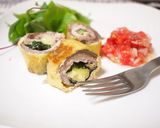 秋刀魚とチーズの油揚げロール作り方7写真