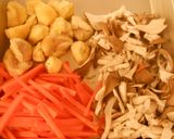 秋の味覚★栗と舞茸の炊き込みご飯作り方3写真