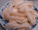バキッとれんこんペペロンチーノ作り方1写真